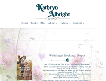 Tablet Screenshot of kathrynalbright.com